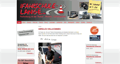 Desktop Screenshot of fahrschule-lange.com